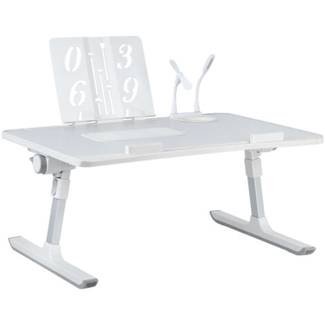 Table pour ordinateur portable avec ventilateur de refroidissement dimensions 40 x 60 cm