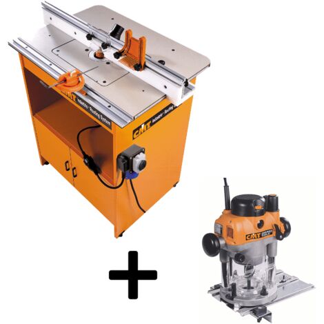 Table professionnelle industrielle 2400 W – Électrofraiseuse CMT7E – Vitesse 8000-20000 tr/min – Pour bois dur et teck