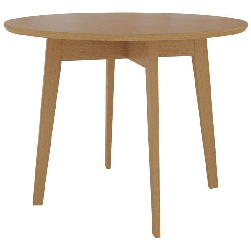 Table Racine 123, Marron, 75x0x0cm, mdf, Bois