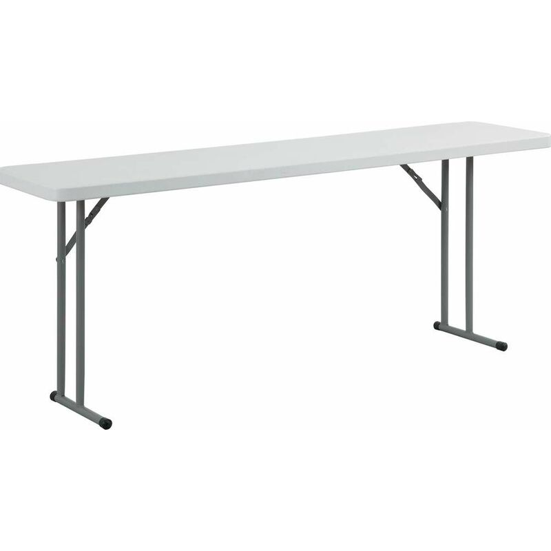 Table rectangulaire avec piétements pliants cm 45 x 180 x h. 74 jardin terrasse fête