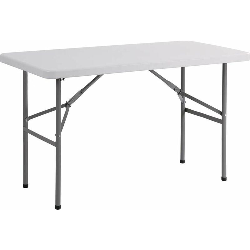 Table rectangulaire avec piétements pliants cm 62 x 122 x h. 74 jardin terrasse fête