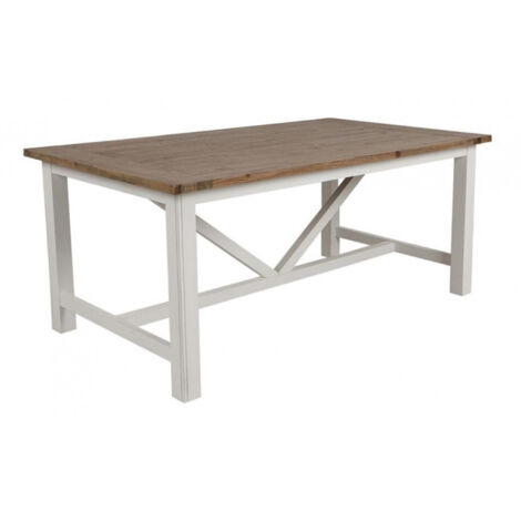 Table rectangulaire - Bois - Blanc - Interior's