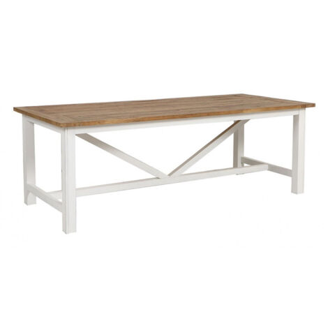Table rectangulaire - Bois - Blanc - Interior's