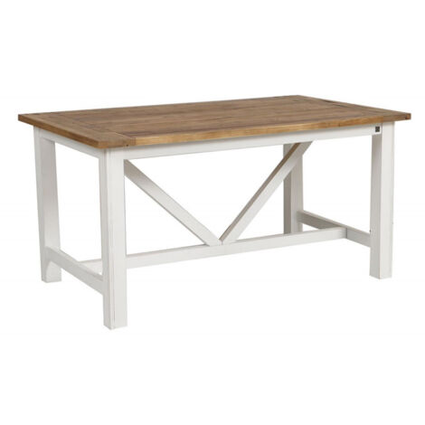 Table rectangulaire - Bois - Blanc - Interior's