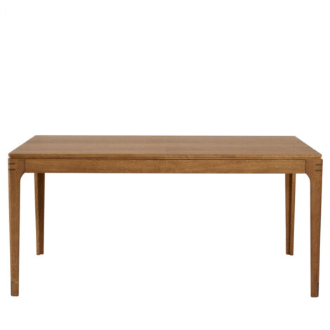 Table rectangulaire extensible bois finition noyer L160/234 10 places - BONIE