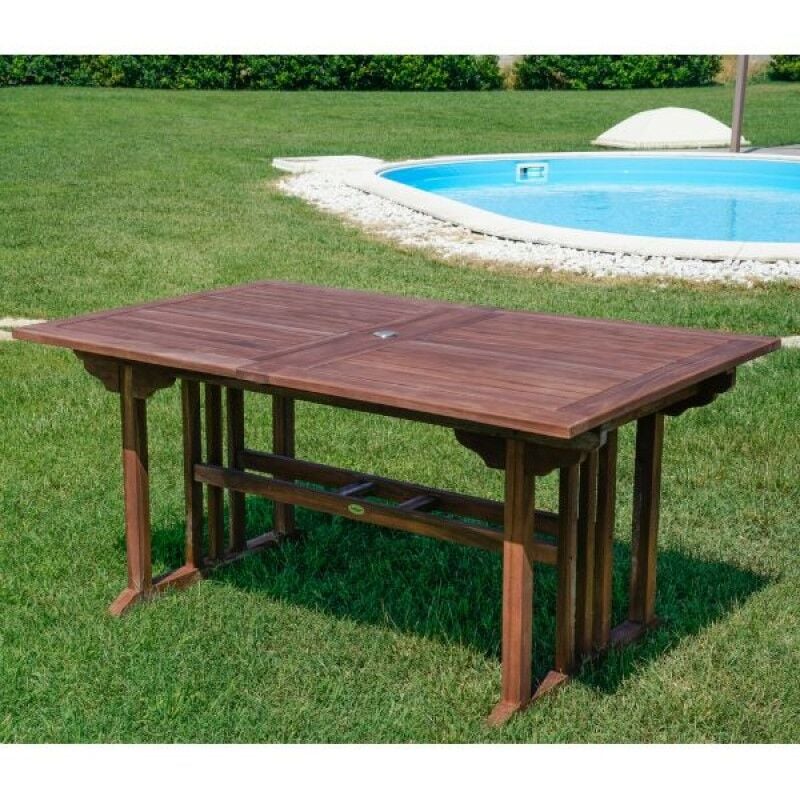 San Marco - Table rectangulaire extensible jusqu'é 240 cm