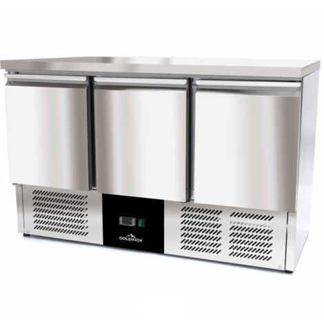 Table réfrigérée compacte 3 portes PREMIUM - GOLDINOX
