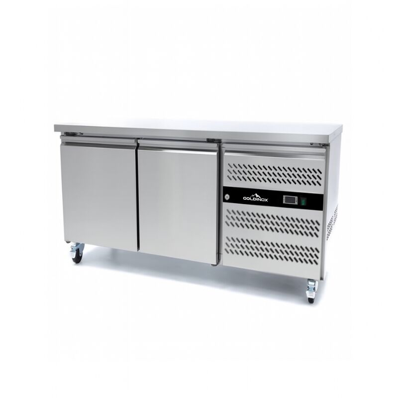 Table réfrigérée pâtissier Tropicalisée 2 portes PREMIUM - GOLDINOX