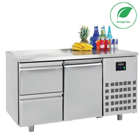 Table Réfrigérée Positive 1 Porte 2 Tiroirs Gamme 700 - Energy Line - Combisteel
