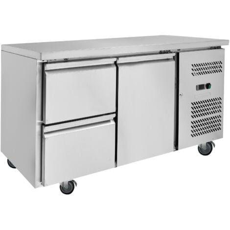 Table Réfrigérée Positive - 1 Porte et 2 Tiroirs
