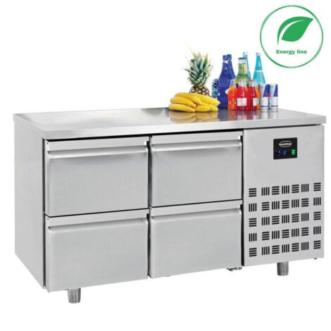 Table Réfrigérée Positive 4 Tiroirs Gamme 700 - Energy Line - Combisteel