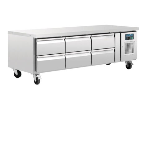 Table Réfrigérée Positive de Soubassement à Roulettes 317 L - Polar