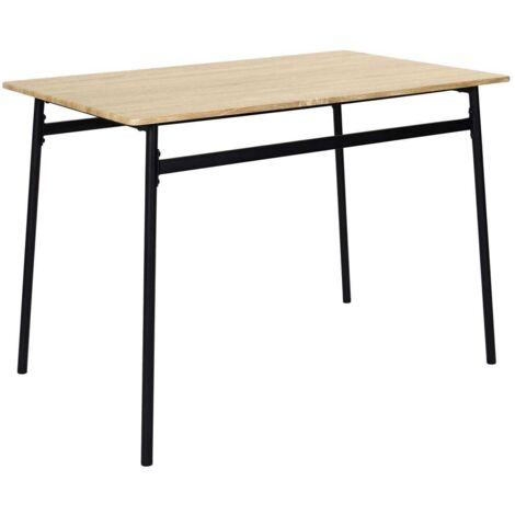 Table repas en bois et métal Loka