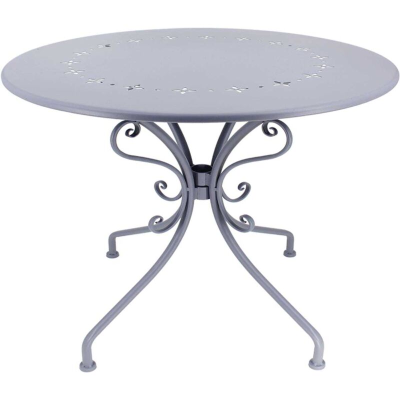 Table ronde en fer 70 cm Belle Époque