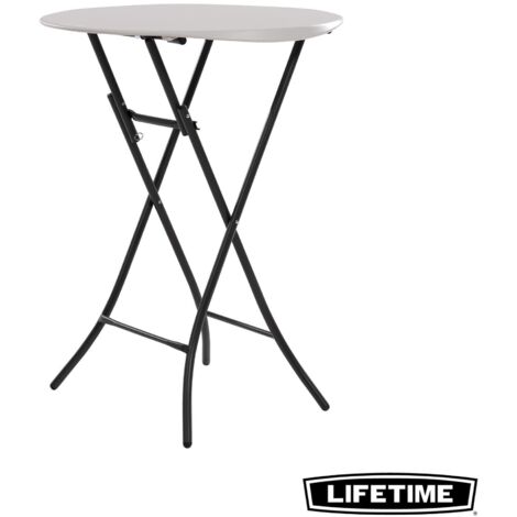 Table Ronde Haute Pliante Cocktail/Bistro/Mange-Debout Lifetime 81031