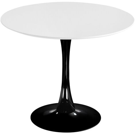 TABLE RONDE IBIZA BLACK Ø90 CM