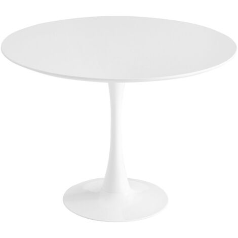 TABLE RONDE IBIZA WHITE Ø120 CM