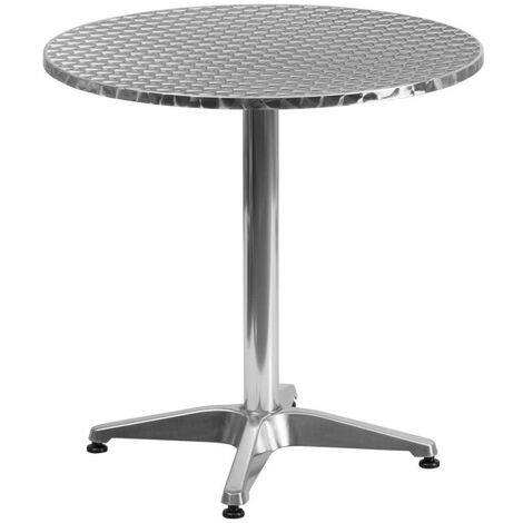 Table ronde pliante en aluminium pour bar et restaurant 70 cm