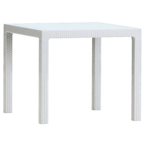 TABLE ROTIN KETER QUARTET BLANC 95X95XH74 cm