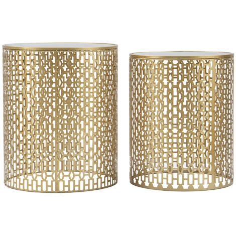 TABLE SET 2 PCS OBLIN CM Ø 41X50-37,5X47