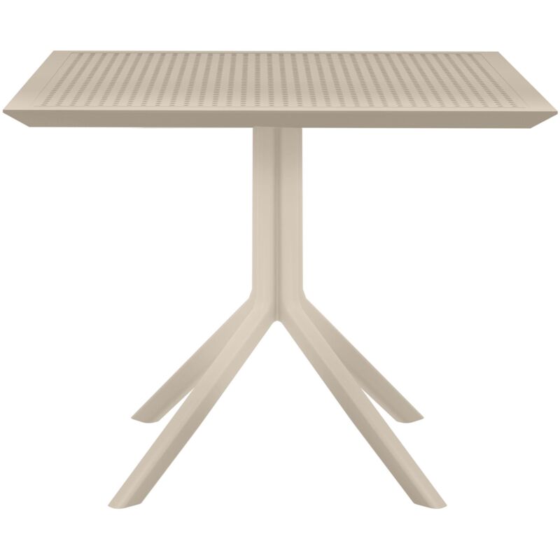 CLP - Plastic carré jardin table table de table balcon salon diverses couleurs Couleur : Toilette CLP - Plastic carré jardin table table de table balcon salon diverses couleurs Couleur : Toilette
