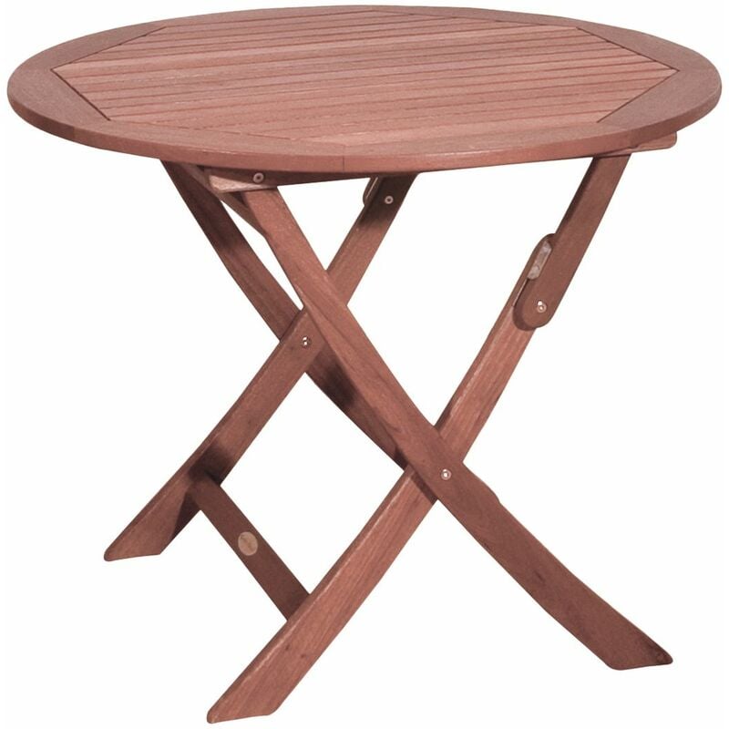 Table stockholm ronde, pliable - ø 90 cm - Eukalypus fsc (xxl)