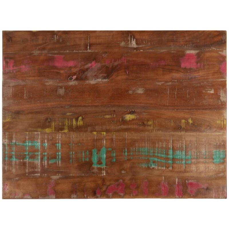 Table Top 90x70x3.8 Cm Rectangular Solid Wood Reclaimed Vidaxl
