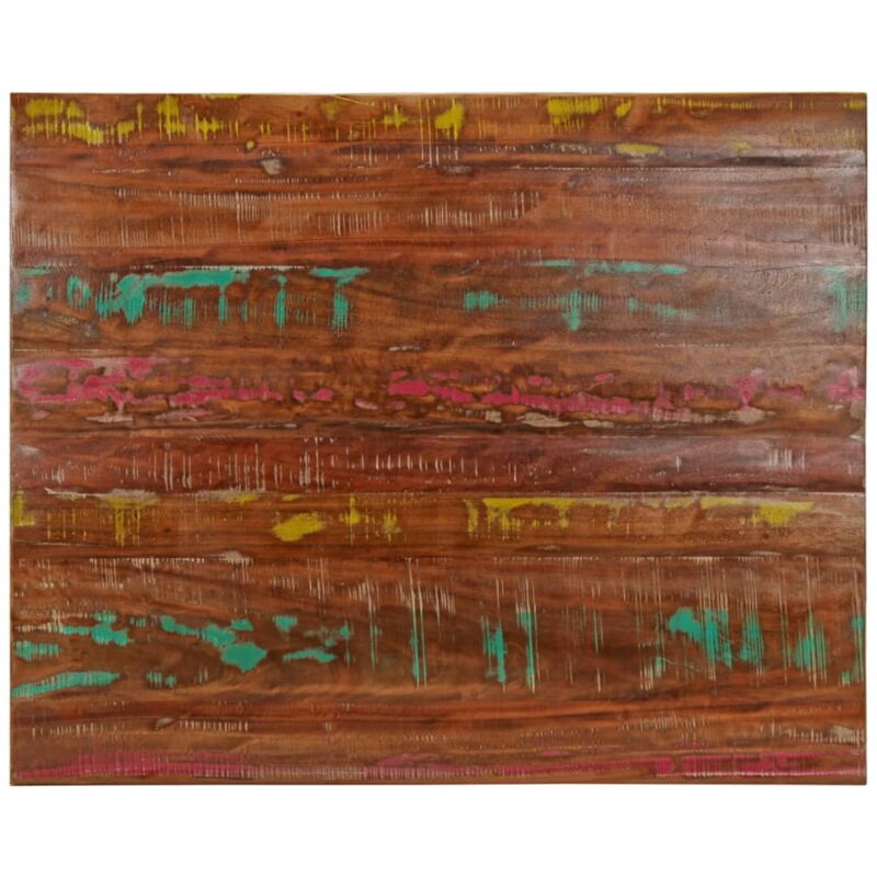 Table Top 100x80x2.5 cm Rectangular Solid Wood Reclaimed Vidaxl