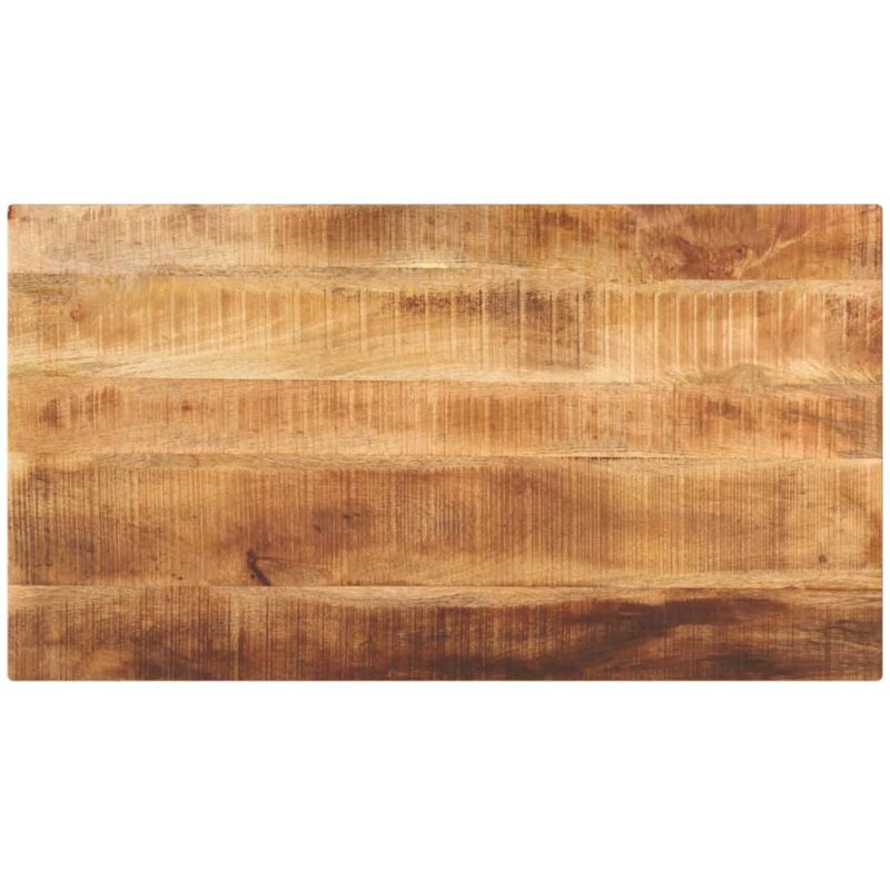 Table Top 120x50x2.5 Cm Rectangular Solid Wood Rough Mango Vidaxl