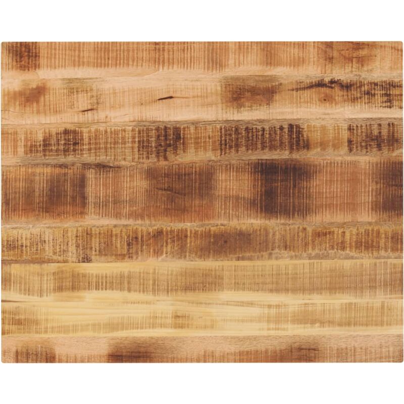 Table Top 100x80x2.5 cm Rectangular Solid Wood Rough Mango Vidaxl