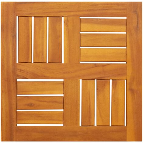 Table Top 40x40x2 cm Square Solid Wood Acacia vidaXL