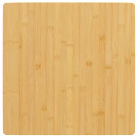 Table Top 50x50x2.5 cm Bamboo vidaXL