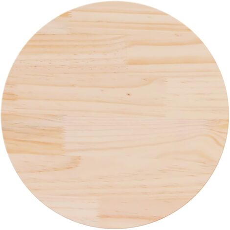 Table Top Ø60x2.5 cm Solid Wood Pine vidaXL