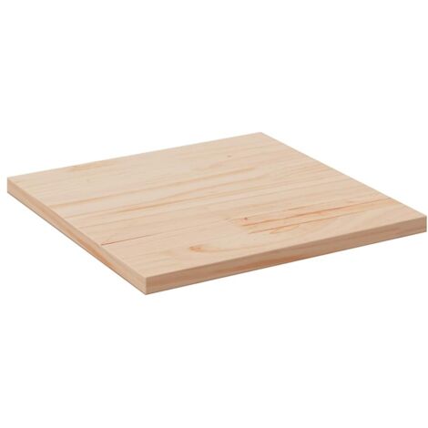 Table Top 60x60x2.5 cm Solid Wood Pine Square vidaXL