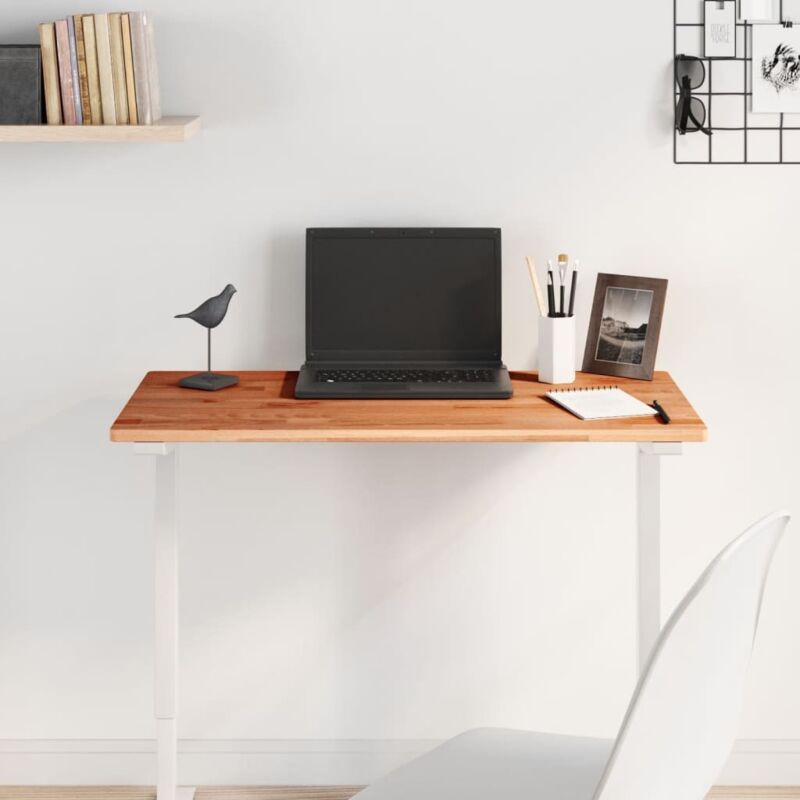 Table Top 80x40x1.5 Cm Rectangular Solid Wood Beech Vidaxl