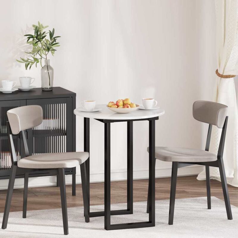 Table Top High Gloss White 60 X 60 X 1.5 Cm Engineered Wood Vidaxl