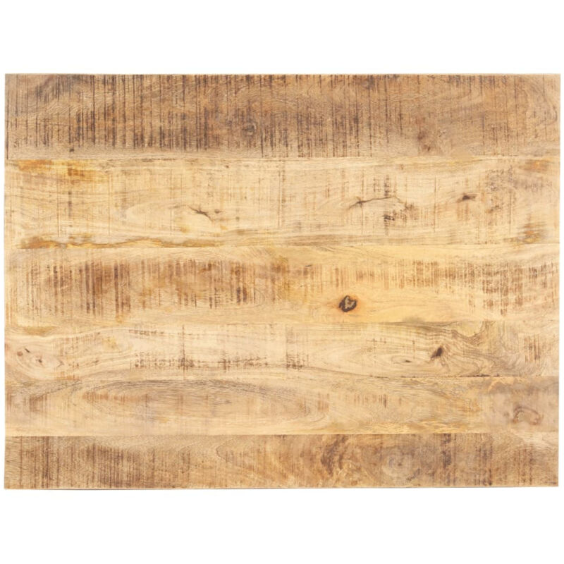 Table Top Solid Mango Wood 15-16 Mm 80x70 Cm Vidaxl