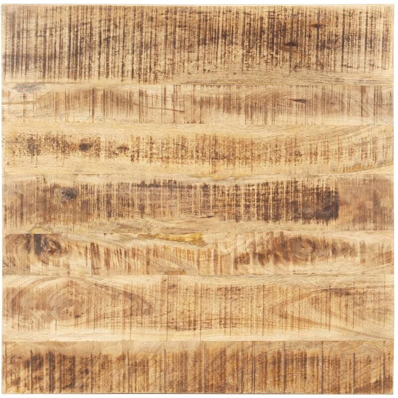 Table Top Solid Mango Wood 25-27 mm 70x70 cm Vidaxl