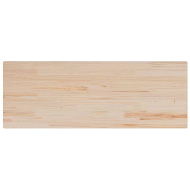 Table Top 110x40x2.5 cm Rectangular Solid Wood Pine Vidaxl