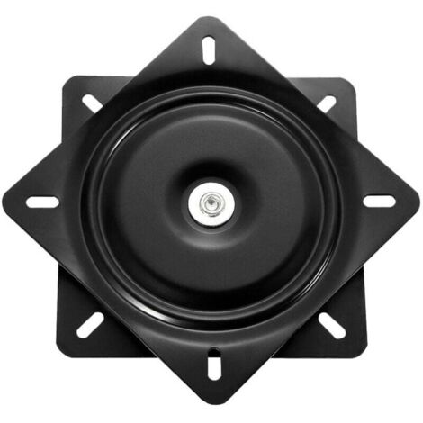 Table Tournante de Chaise Pivotante, Plateau Tournant Roulement à Billes, Plateau Tournant à Roulement à Billes à 360 °, pour Tabourets Tables Étagères TV (Max 60Kg)
