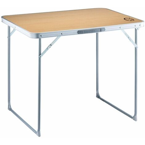 Table valise en aluminium O'Camp - Transportable - Dim : 80 x 60 x 69 cm