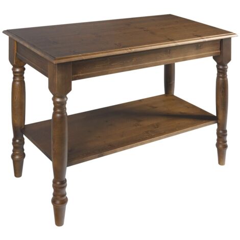 Table vasque CIMBURA 100x50x75cm, épicéa teinté