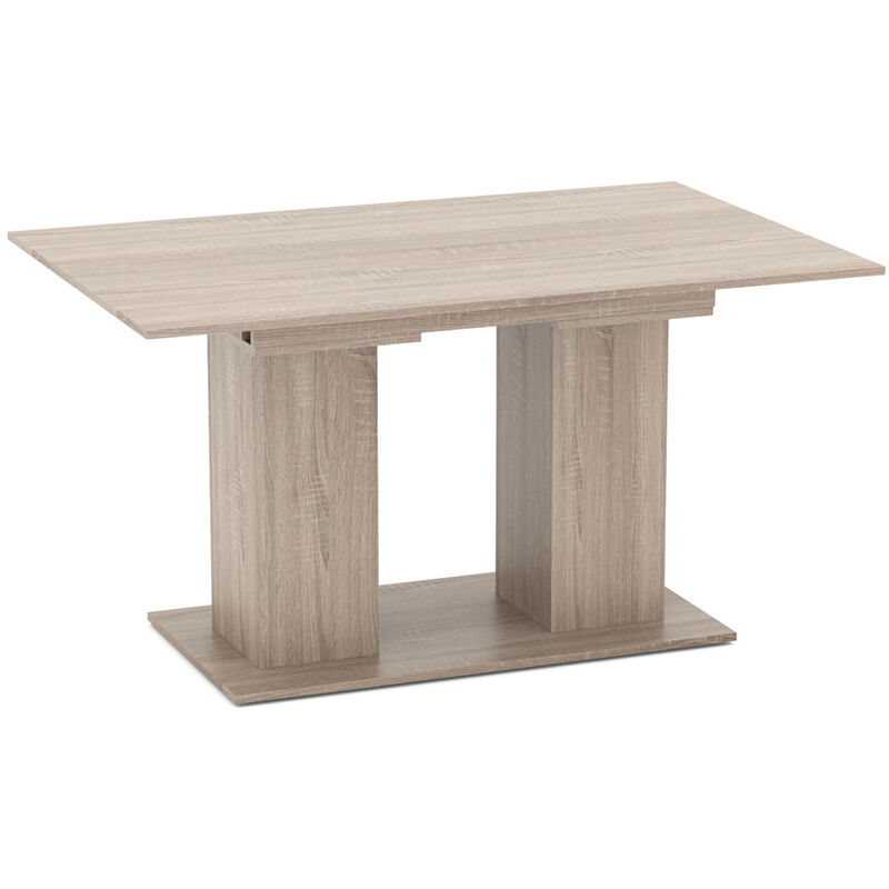 Table DIX 90 x 140 cm - Table de salle à manger avec rallonge 180 cm - Vicco