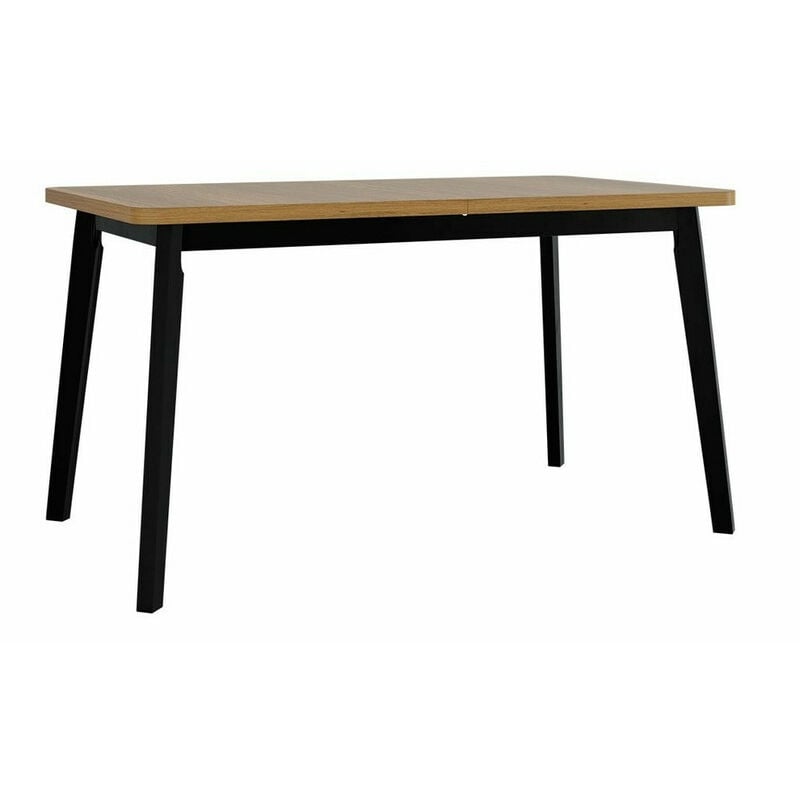 Mobilier1 - Table Victorville 130, Chêne petit-fils, 75x80x140cm, Allongement, Stratifié, Bois
