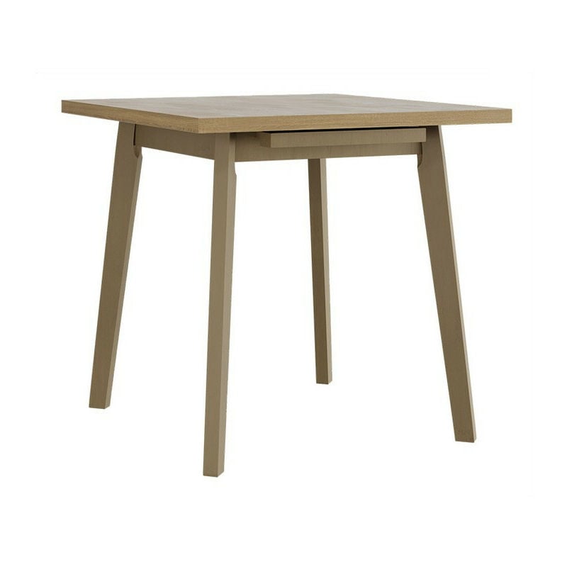 Mobilier1 - Table Victorville 183, Sonoma chêne, 75x80x80cm, Allongement, Stratifié, Bois