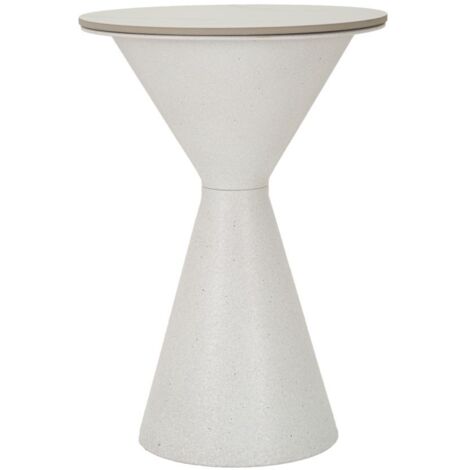 TABLE WHITE DOUBLE CM Ø 44,5x63