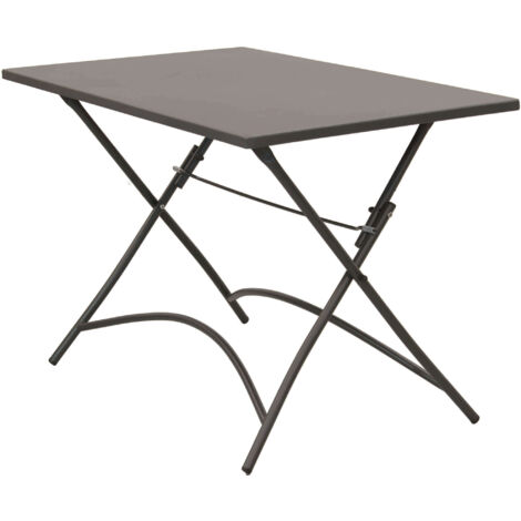 Tableau 110x70 cm Closeable Garden de sauvegarde pliant extérieur avec structure et haut en fer en acier mini DarkGray