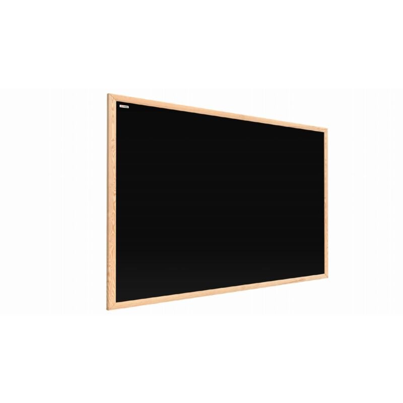 Allboards - Tableau à Craie Noir Magnétique avec Cadre en Bois 90x60cm