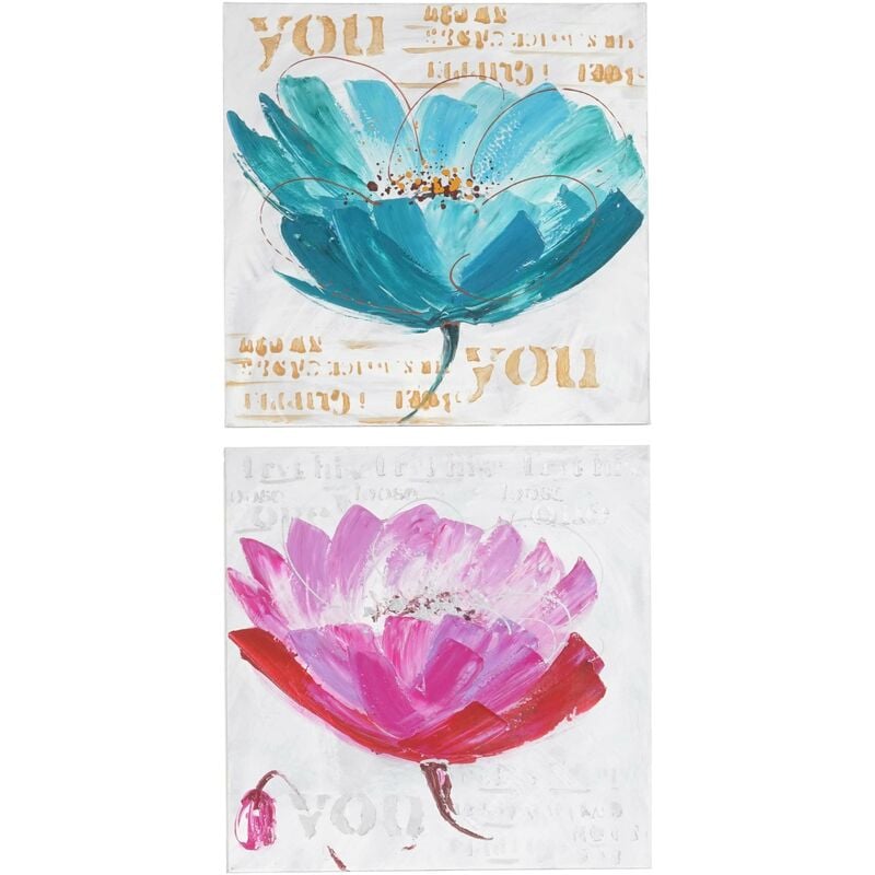 Jamais utilisé] Tableau à l'huile, orchidée, peint à la main à 100%, toile de décoration murale xl, 100x50cm