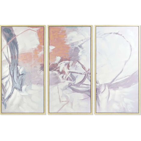 Tableau Abstrait aux tonalités douces pour une déco moderne - Palette abstraite aux teintes pastel et neutres